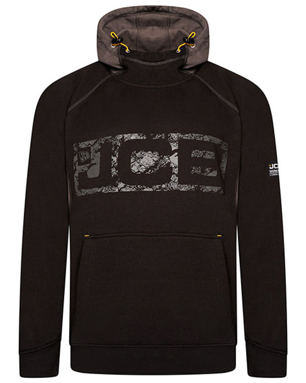 JCB Horton Hoodie Black/Grey S