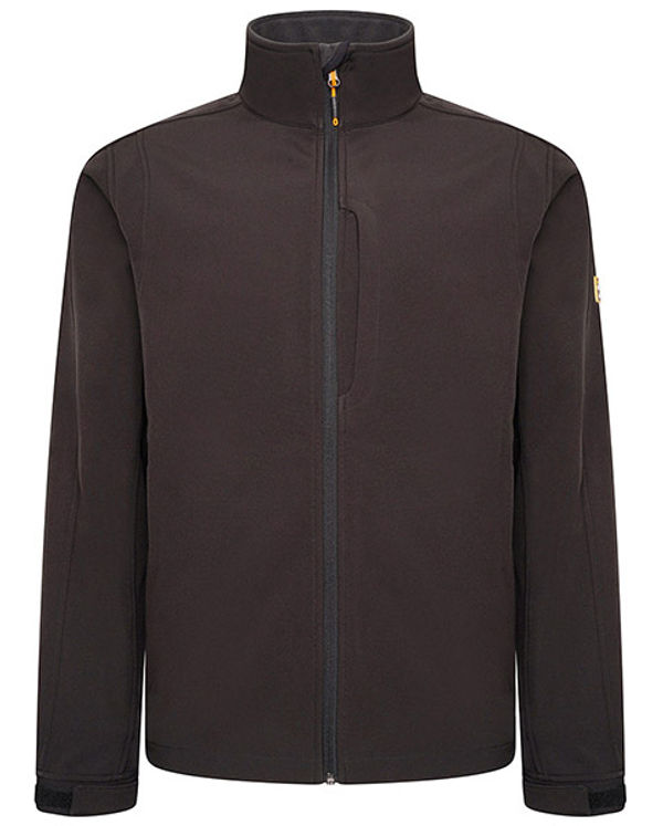 JCB Trade Softshell Jacket Black L