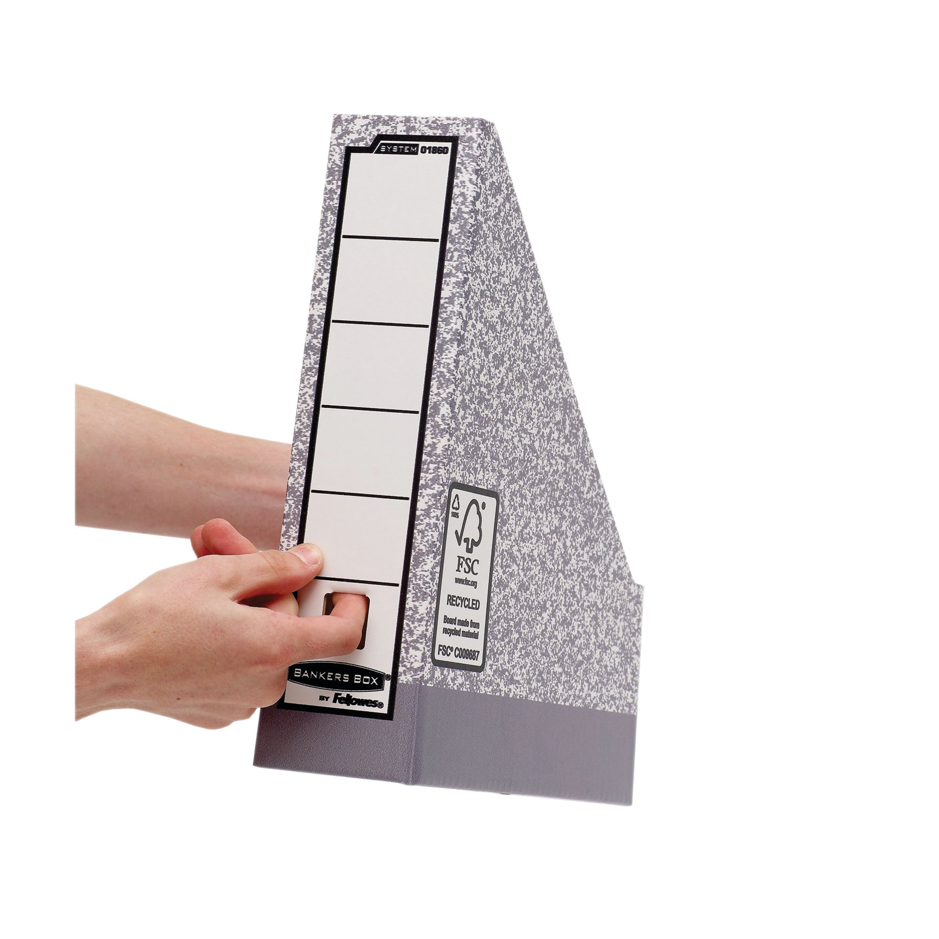 BANKERS BOX MAG FILE GREY/WHT PK10 - Niche Office Solutions LTD