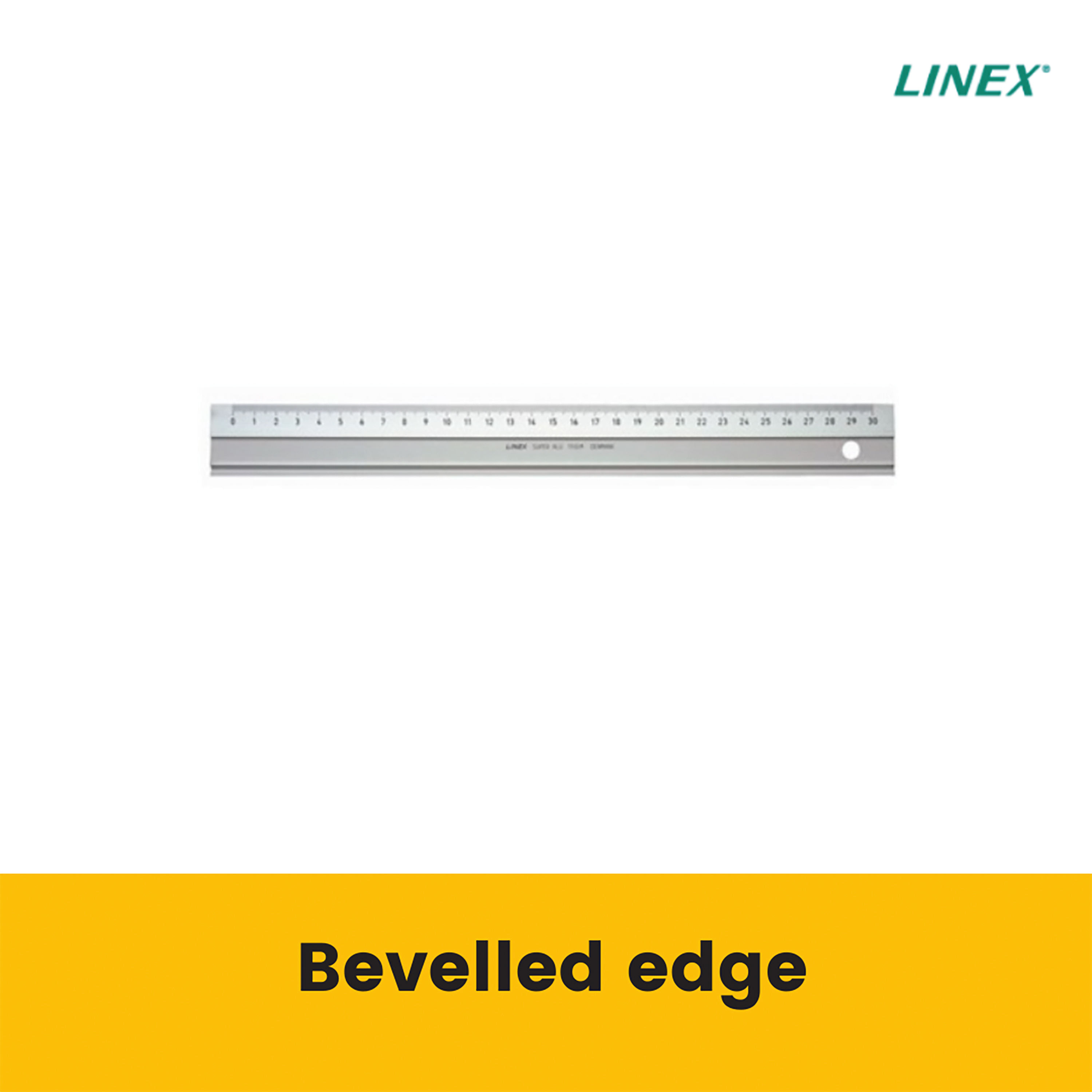 LINEX HOBBY CUTING RULER 300MM - Niche Office Solutions LTD