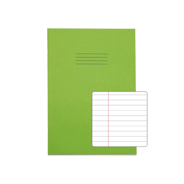 Rhino Exbook 64P F8M LtGreen A4 Pk50