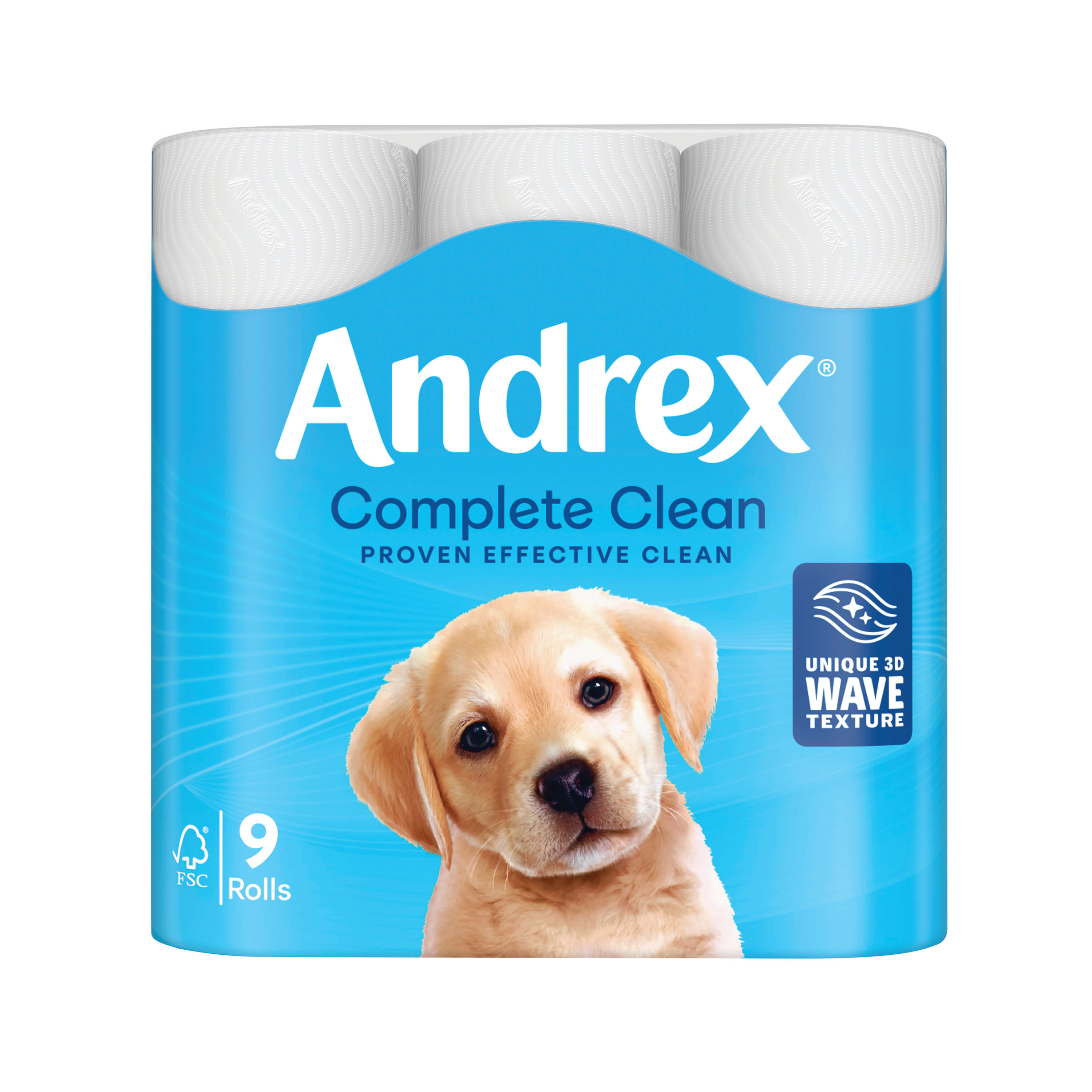 ANDREX COMPLETE CLEAN WC ROLL PK9 - Niche Office Solutions LTD