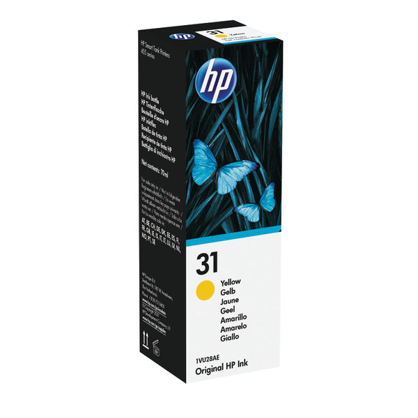 HP 31 70ml Yellow Ink Bottle