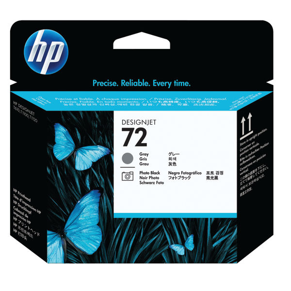 HP 72 Inkjet Printhead (Photo Black/Grey) (C9380A)