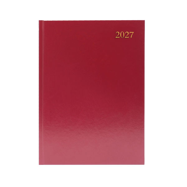 Desk Diary DPP Appt A4 Burgundy 2027