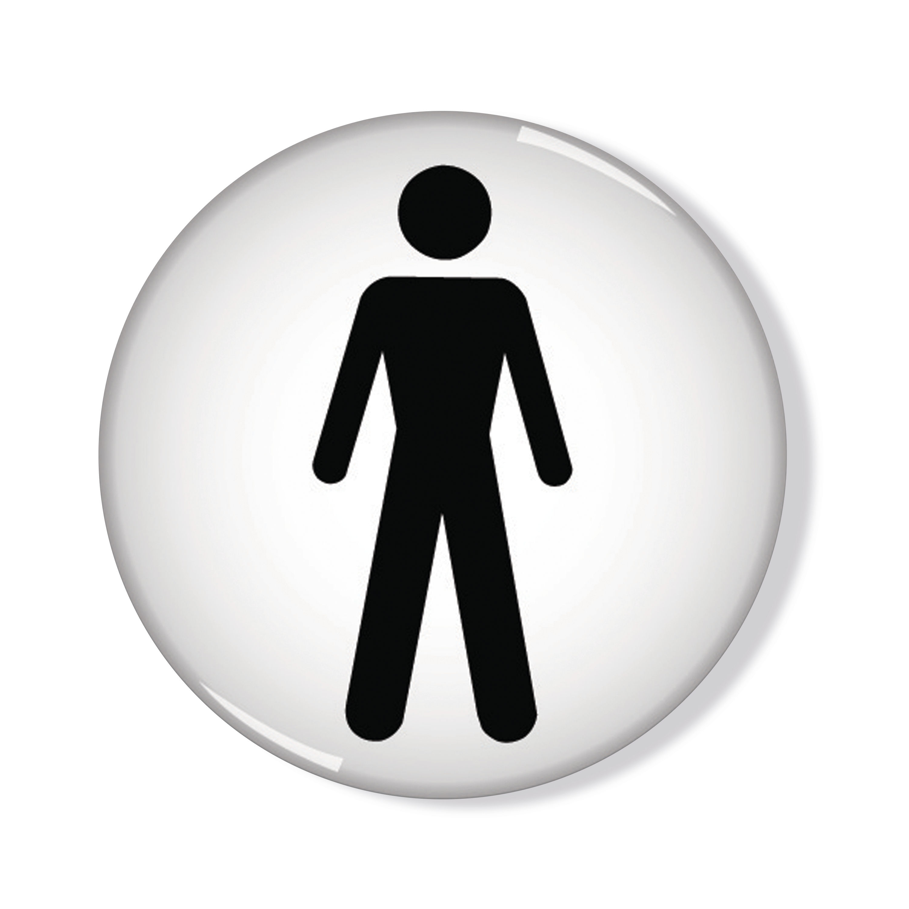 SIGNSLAB 60MM MEN SYMBOL - Niche Office Solutions LTD