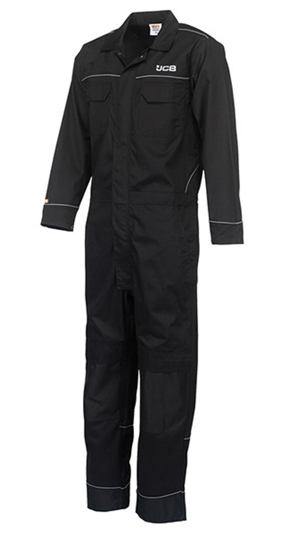 JCB Trade Coverall Reg Black L