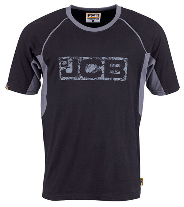 JCB Trade T-Shirt Black/Grey XL