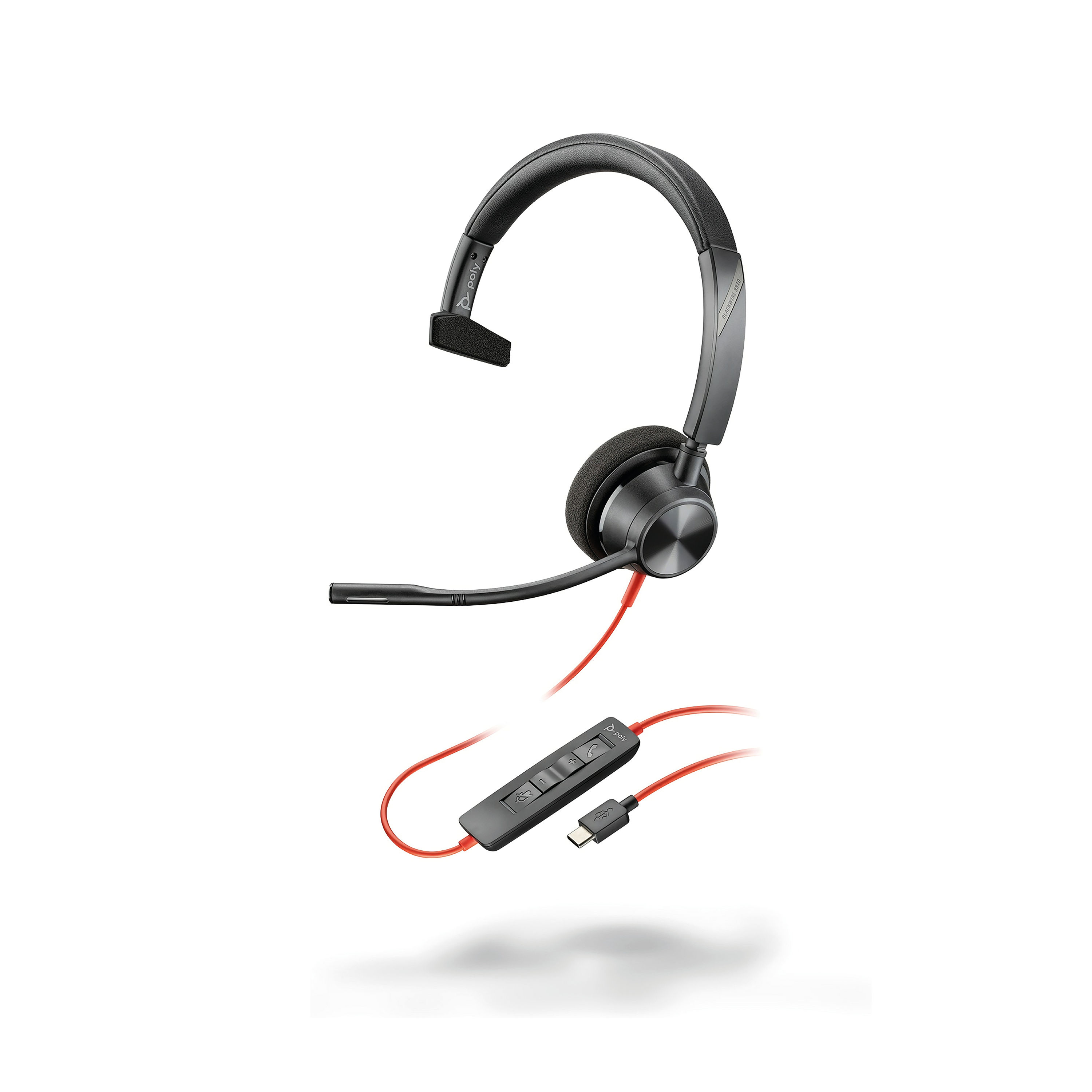 POLY BLACKWIRE 3310 USB-C/A HSET - Niche Office Solutions LTD
