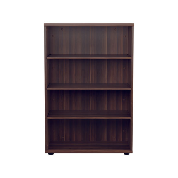 Jemini Wooden Bookcase 800x450x1600mm Dark Walnut KF810506