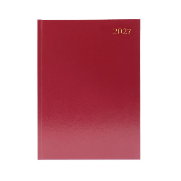 Desk Diary DPP Appt A5 Burgundy 2027