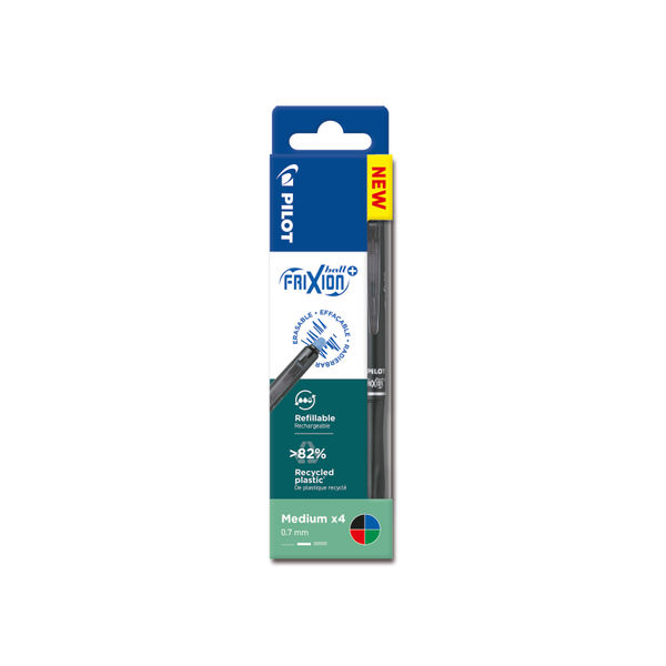 Pilot FriXion Ball Plus 07 Asst Pk4