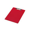 Q-Connect PVC Single Clipboard Foolscap Red KF01298