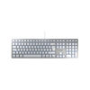 Cherry KC 6000 Slim for Mac Corded keyboard Silver/White JK-1610GB-1