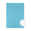 Silvine Tough Shell Exercise Book Ruled A4 Blue (Pack of 25) EX144