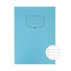 Silvine Tough Shell Exercise Book Ruled A4 Blue (Pack of 25)