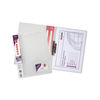 Snopake Poly A4 Clear Clamp Binder, Pack of 10