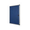 Bi-Office Enclore Felt Indoor Lockable Glazed Case 1160x981x35mm Blue VT640107150