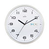 Acctim Supervisor Wall Clock 320mm Chrome/White 21027