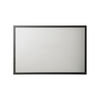 Bi-Office Black Shadow Silver Finish Magnetic Board Black Frame 90x60cm mm07100169