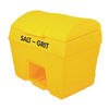 Salt/Grit Bin with Hopper Feed 200 Litre Yellow 317060