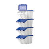Barton Multifunctional Storage Bins Blue Lids (Pack of 4) 052101/4