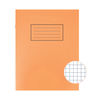 Silvine Exercise Book 5mm Squares 229x178mm Orange (Pack of 10)