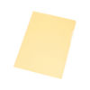 Q-Connect Cut Flush Folder A4 Yellow (Pack of 100) KF01487