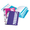 Snopake FileLastic 8-Part File Electra Assorted (Pack of 5) 14965