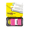 Post-it Bright Pink Index Tabs, Pack of 600 - 3M39845