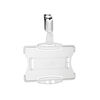 Durable Security Pass Holder with Clip 54x85mm Clear (Pack of 25) 8118/19