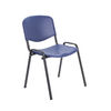 Jemini Multipurpose Stacking Chair Polypropylene 610x535x780mm Blue KF72368