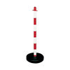 Demarcation Barrier Chain Support Post Red/White 404046