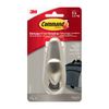 3M Command Brushed Nickel Hook Large 