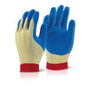 Beeswift Reinforced Latex Gloves 1Pr Blue XL KLGXL