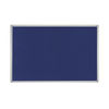 Bi-Office Aluminium Trim Felt Noticeboard 600x450mm Blue FB0443186