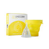 Unicorn Medical Grade Silicone Menstrual Cup/Sterilise Unit Yellow UniYellow