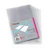 Rexel Nyrex Twin Wallet A4 Clear (Pack of 25) 12195