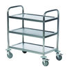 Economy Stainless Steel 3-Shelf Trolley 375609