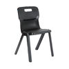 Titan 460mm Charcoal One Piece Chair (Pack of 10)