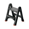 Folding Plastic Step Stool Black 333650