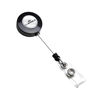 Durable Badge Reel Fastener Charcoal (Pack of 10) 8152/58