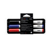 Bi-Office Magnetic Pen Holder with Eraser and 3 Drywipe Markers AA0106
