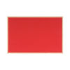 Bi-Office Double-Sided Board Cork And Felt 600x900mm Red FB0710010