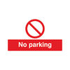 Safety Sign No Parking 300x500mm PVC ML01929R