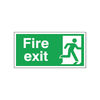 Safety Sign Fire Exit Running Man Right 150x300mm Self-Adhesive E98A/S