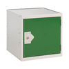 One Compartment D450mm Green Cube Locker