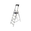 Werner Aluminium Stepladder 5 Tread High Handrail 7410518