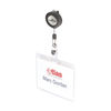 Durable Mono Security Pass Holder with Badge Reel Clear (Pack of 10) 8138/19