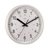 Acctim Metro 24 Hour Plastic Wall Clock 355mm White 21202